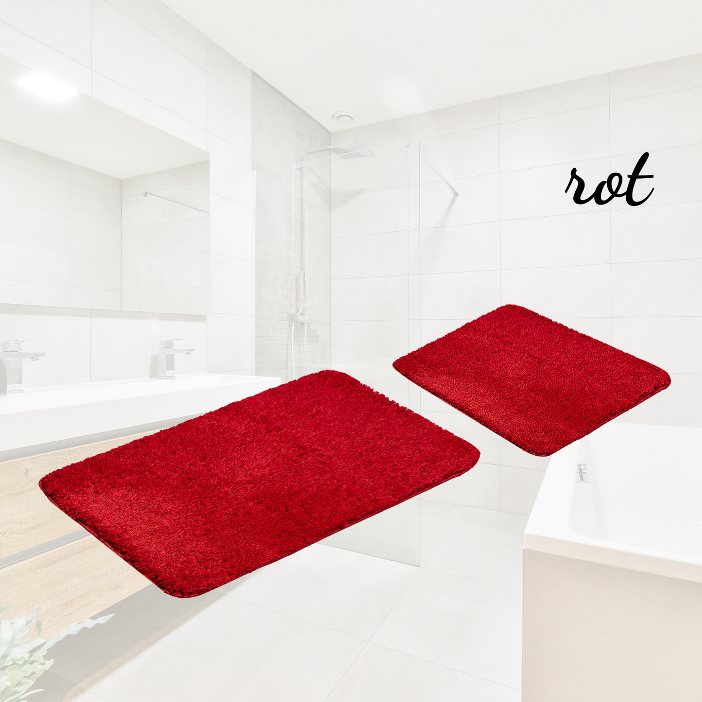 Badematten-Set Bahama (1-tlg. oder 2-tlg.) - Verschiedene Größen & Farben