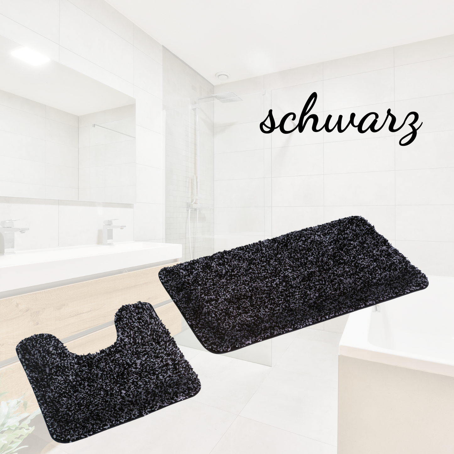 Badematten-Set Bahama (1-tlg. oder 2-tlg.) - Verschiedene Größen & Farben
