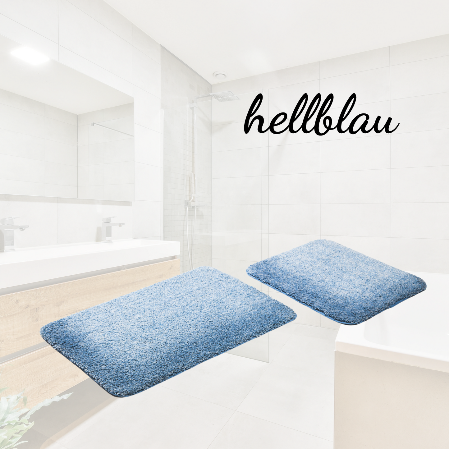 Badematten-Set Bahama (1-tlg. oder 2-tlg.) - Verschiedene Größen & Farben