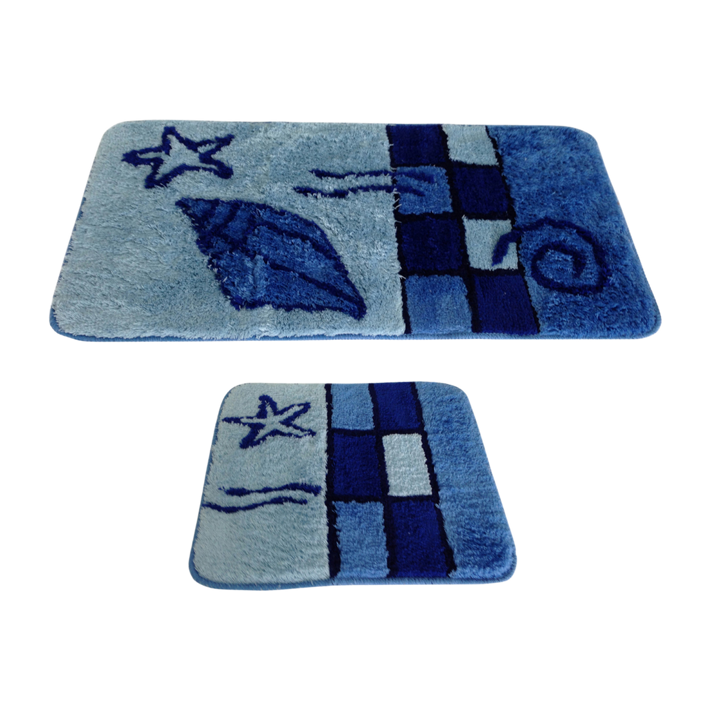 Bademattenset Hamburg 2-tlg., 50x90 cm und 50x45 cm verschiedene Farben und Ausführungen