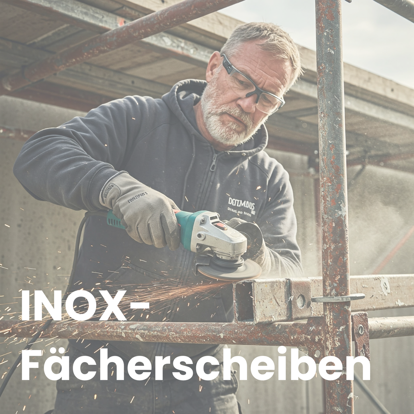 INOX-Fächerscheiben blau 10 Ausführungen 115 mm - 125 mm