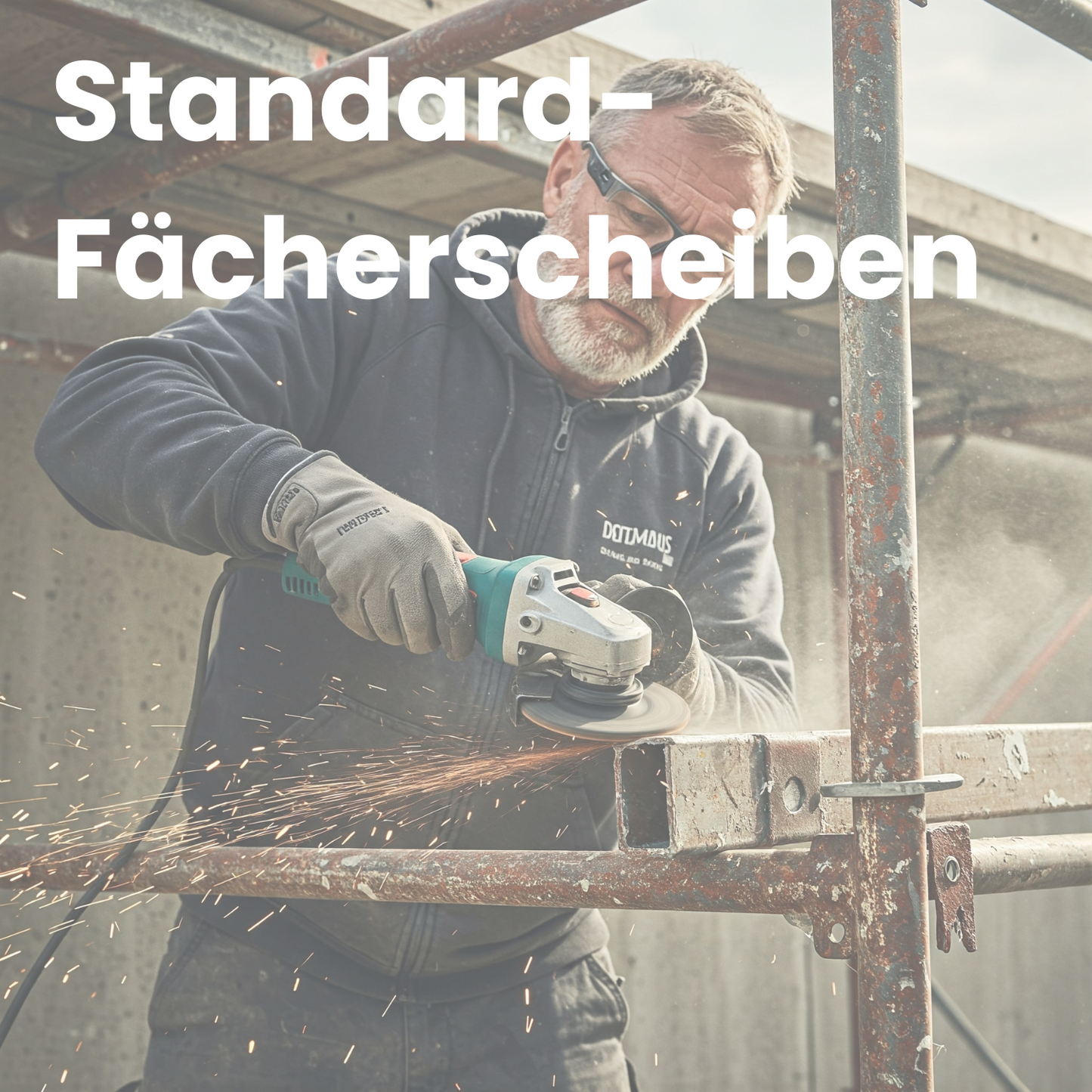 Standard-Fächerscheiben braun 10 Ausführungen 115 mm - 125 mm
