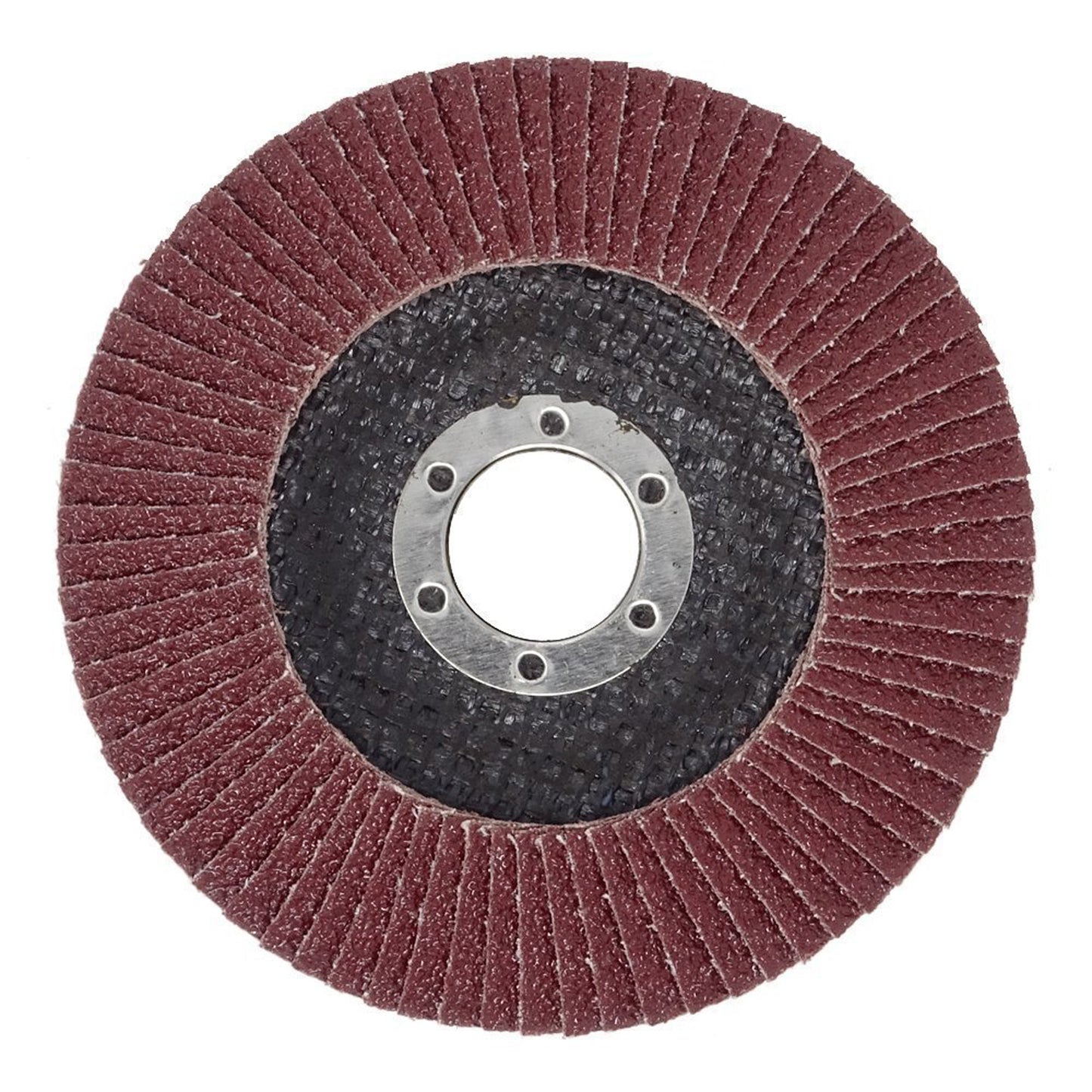 10/20 Stück Standard Fächerscheiben / Ø 125 mm x 22,23 mm / braun