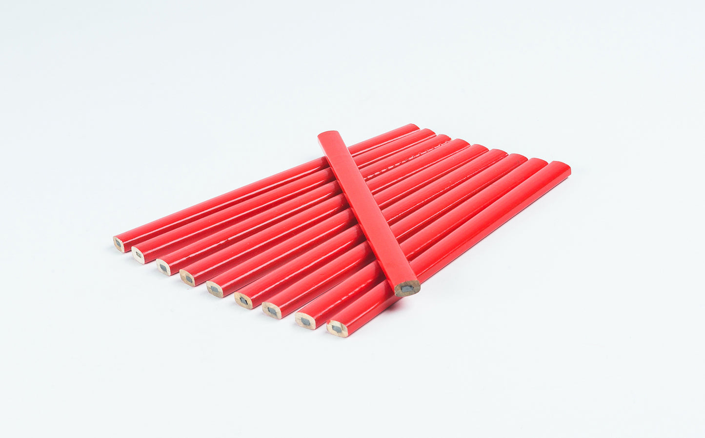 Zimmermannsbleistifte │ 175 mm │ rot │ 10 Stück