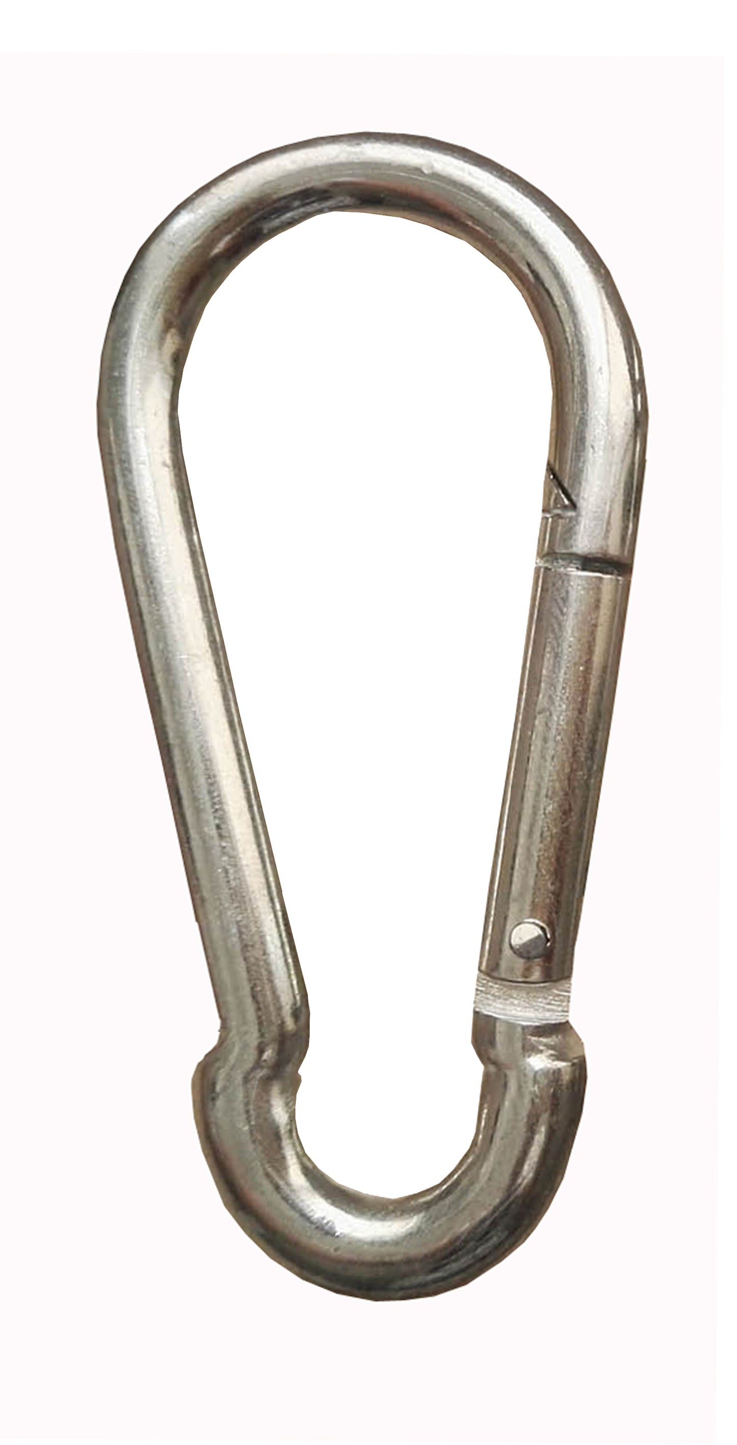 Karabiner Stahl verzinkt Silber│ 4x40 mm │ 15 Stück
