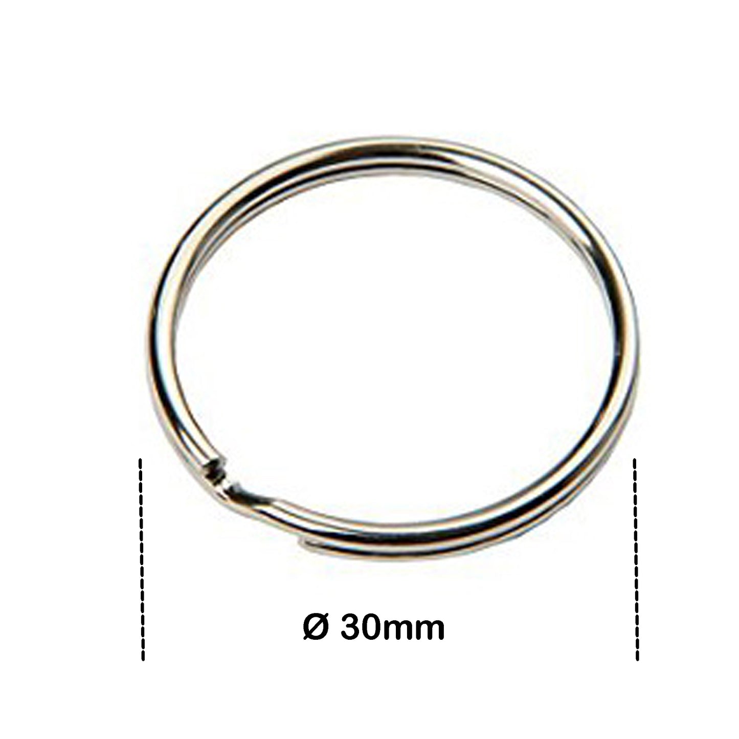 Schlüsselring │ Ø 30 mm │ 100 Stück