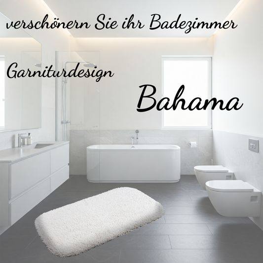Badematten-Set Bahama (1-tlg. oder 2-tlg.) - Verschiedene Größen & Farben