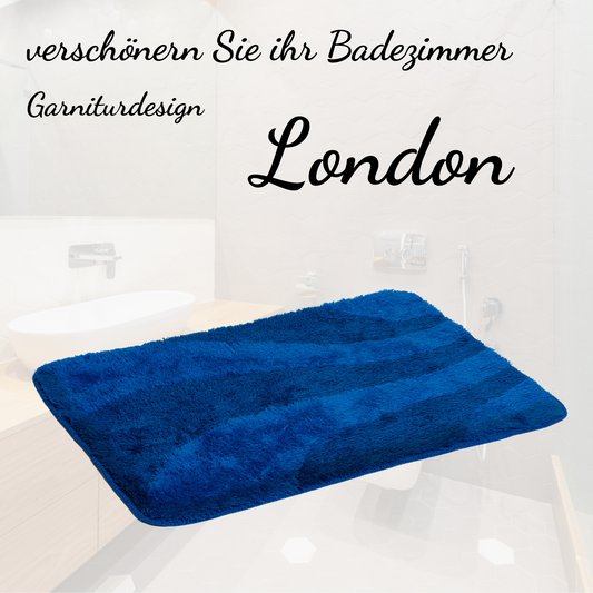 Badematten-Set London 1-tlg 3 Farben 2 Größen