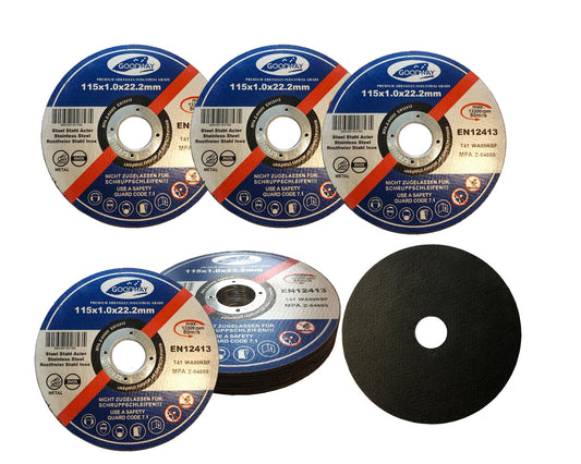10x Profi Trennscheiben für Edelstahl & Metall – Extra dünn & Standfest (115-230mm)