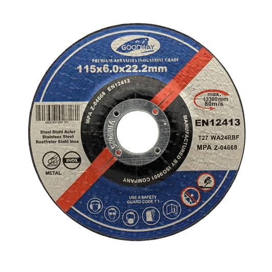 5 Schruppscheiben Ø 115 mm bis 230 mm Schruppschleifen 6,0 mm dick