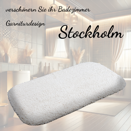 Badematten-Set Stockholm 1-tlg 7 Farben 2 Größen