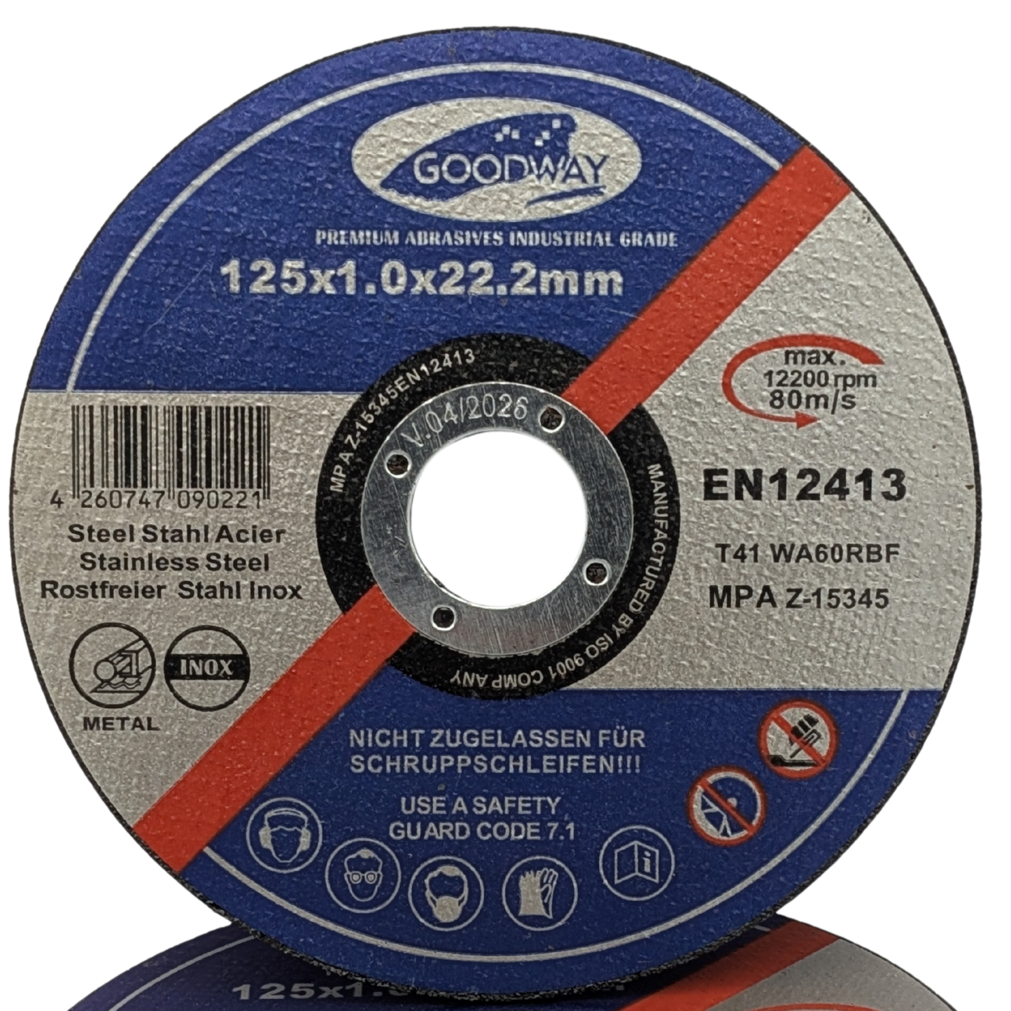 10x Profi Trennscheiben für Edelstahl & Metall – Extra dünn & Standfest (115-230mm)