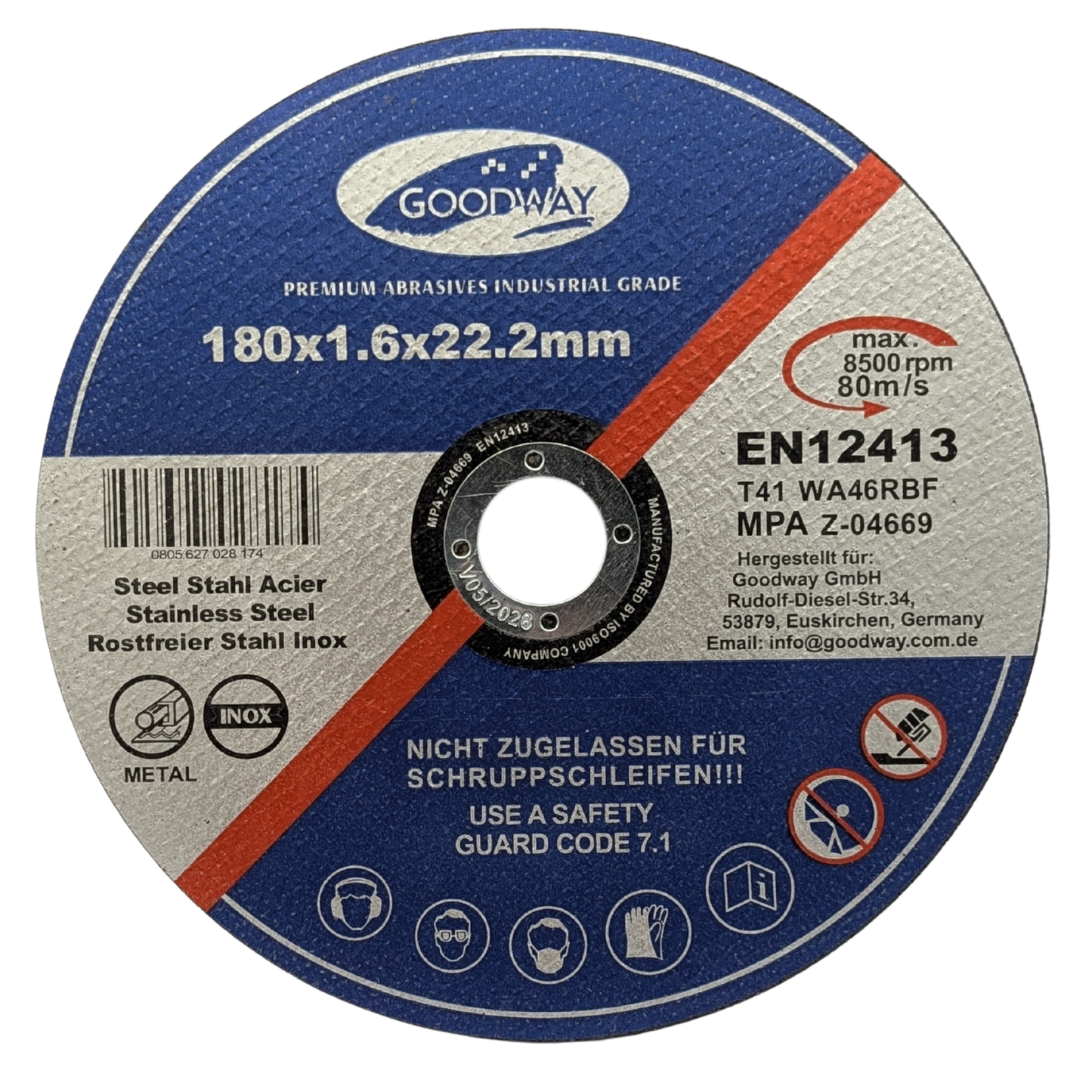 10x Profi Trennscheiben für Edelstahl & Metall – Extra dünn & Standfest (115-230mm)