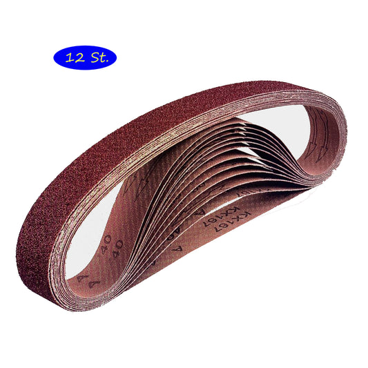 Gewebe-Schleifbänder │13 x 457 mm │12 Stück │Korn 40