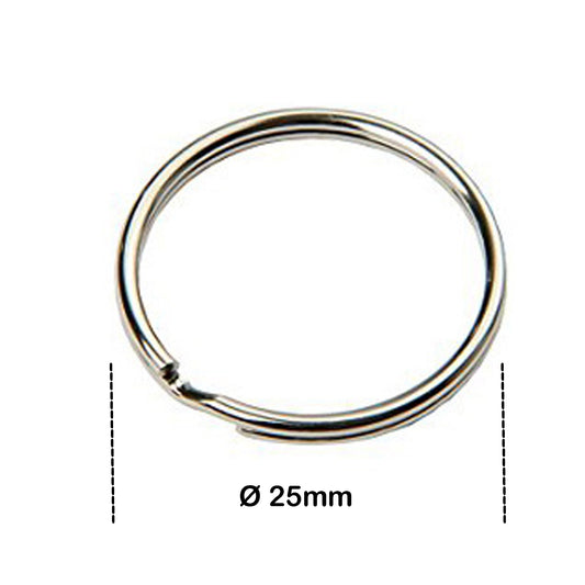 Schlüsselring │ Ø 25 mm │ 100 Stück