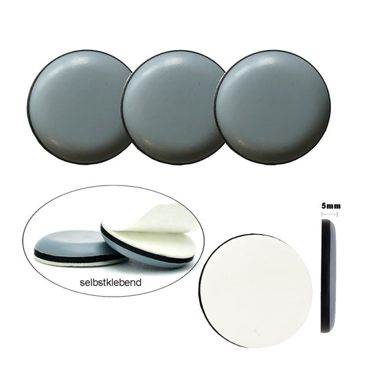 Teflongleiter Ø40mm, selbstklebend, 4 Stück